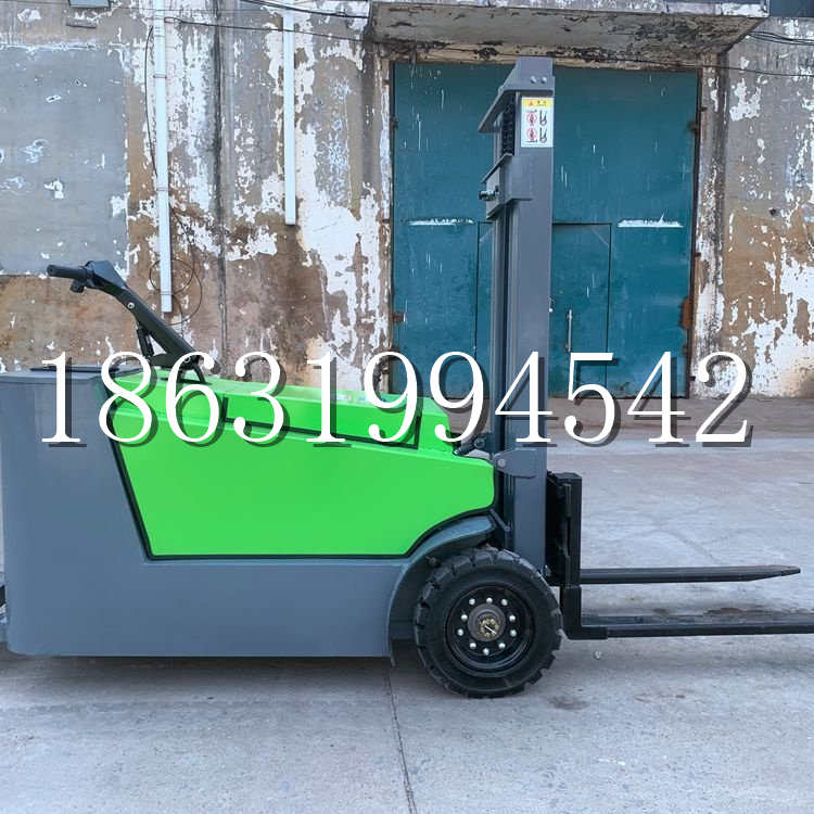 路竹区小型电动叉车1吨2吨步行站驾式电瓶堆高充电装卸车液压升降车铲车